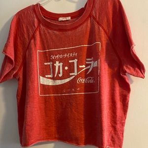 Japanese writing Coke crop